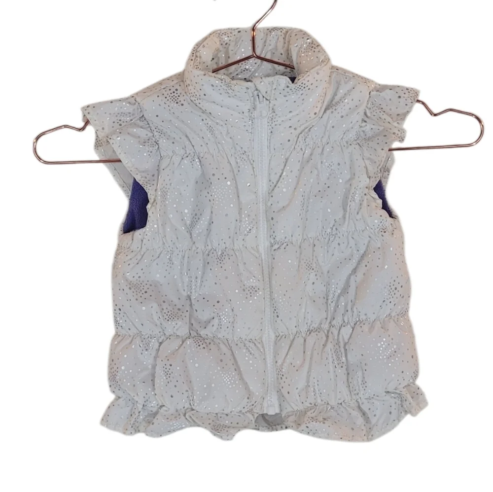 THE CHILDREN'S PLACE Polka Dot Fleece Lined Vest Size 3T